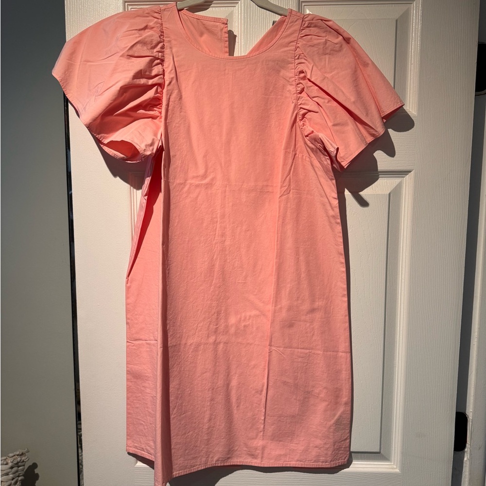 Pink Puff Sleeve Dress